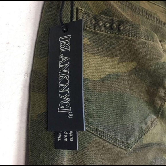 Blank NYC  Camouflage Crop Mid Rise Skinny Jeans Size 26 - Picture 8 of 9